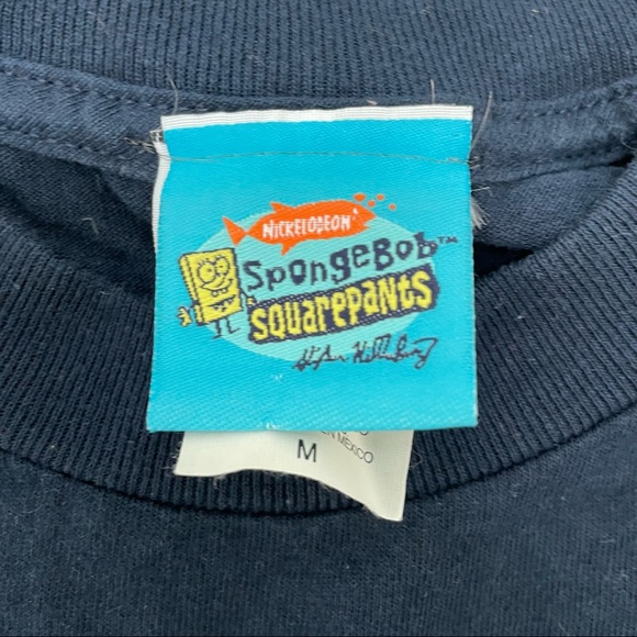 SpongeBob SquarePants & Gang ‘Usual Suspects’ Navy Unisex T-Shirt - Medium - Picture 8 of 9